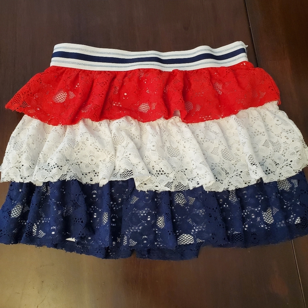 Girls Fourth Of July Skirt - Picture 1 of 4